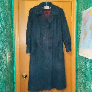 D'Allaird's Green / Multi-coloured Long Coat with Royal Scot Mohair and Wool